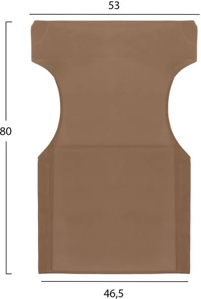 Jastëk ngjyrë moka 2x1 për karrige drejtori FH5272.04 46.5χ53χ80