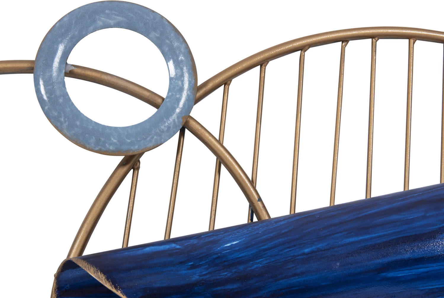 Dekor muri FH4207 metalik, ngjyra blu, 87x54 cm