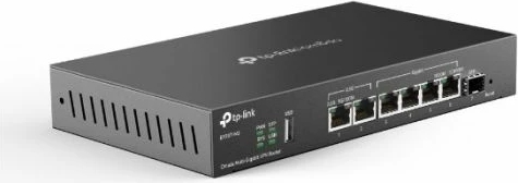 Router VPN multi-gigabit TP-LINK Omada ER707-M2 2.5G, 6x WAN, SFP, USB 2.0, e zezë