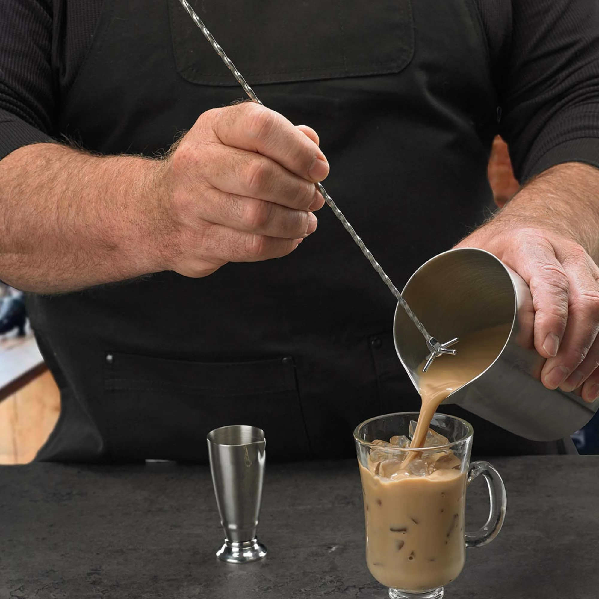 Shkop për përzierje koktejesh, BarFly, 340 mm, çelik inoks, argjendtë