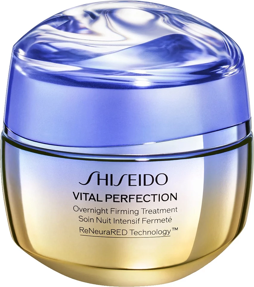 Krem nate për fytyrë Shiseido Vital Perfection Overnight Firming Treatment për femra, 50ml