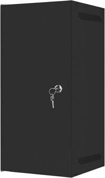 Kasë rrjeti Lanberg WF10-2312-00B, 12U, për montim në mur, Metal, E zezë