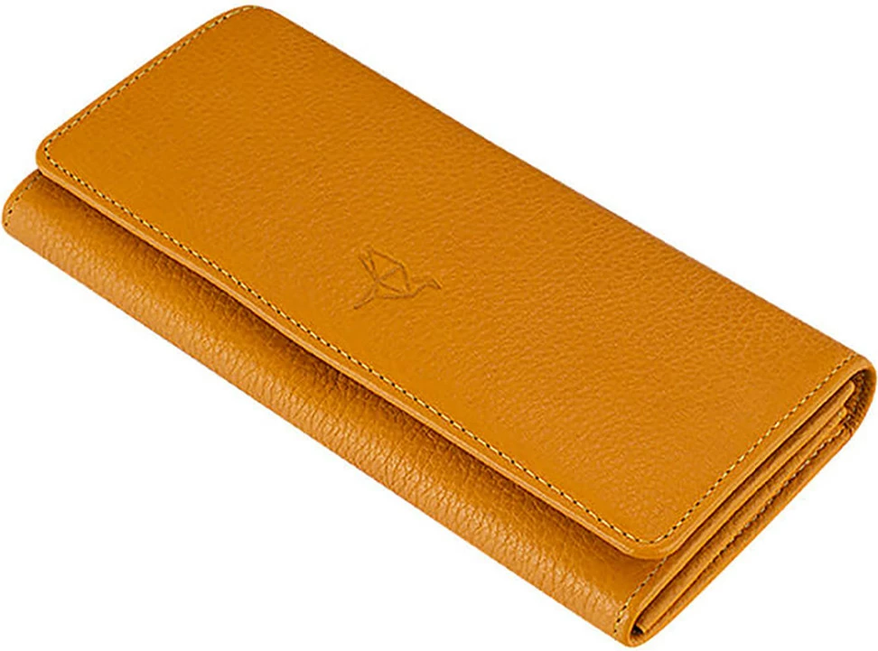Portofol për gra, ngjyrë mustard, Zoozie Bags, Angel