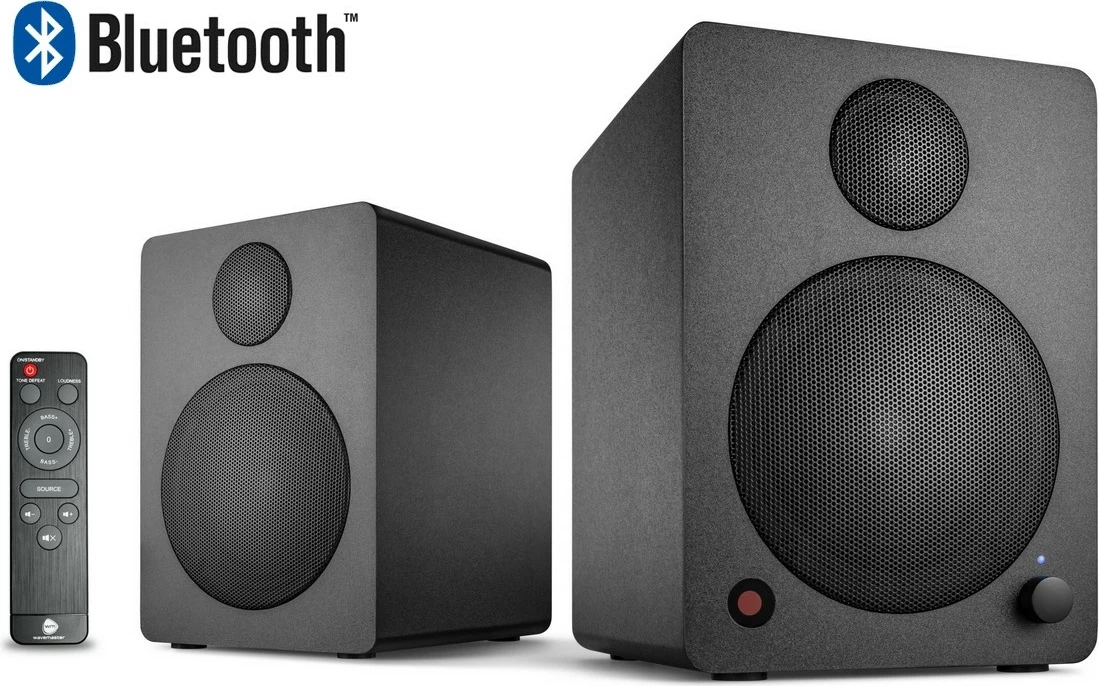 Sistem zëri wireless Wavemaster CUBE MINI NEO, 2.0 kanale, 36W, Bluetooth, e zezë