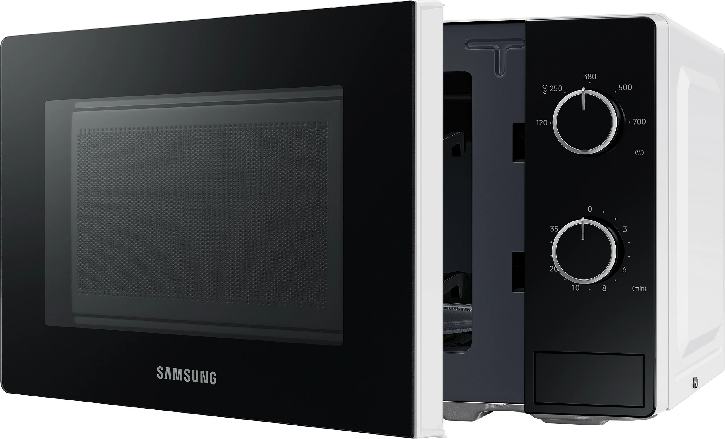 Mikrovalë Samsung MS20A3010AH, 20L, 700W, bardhë/zezë