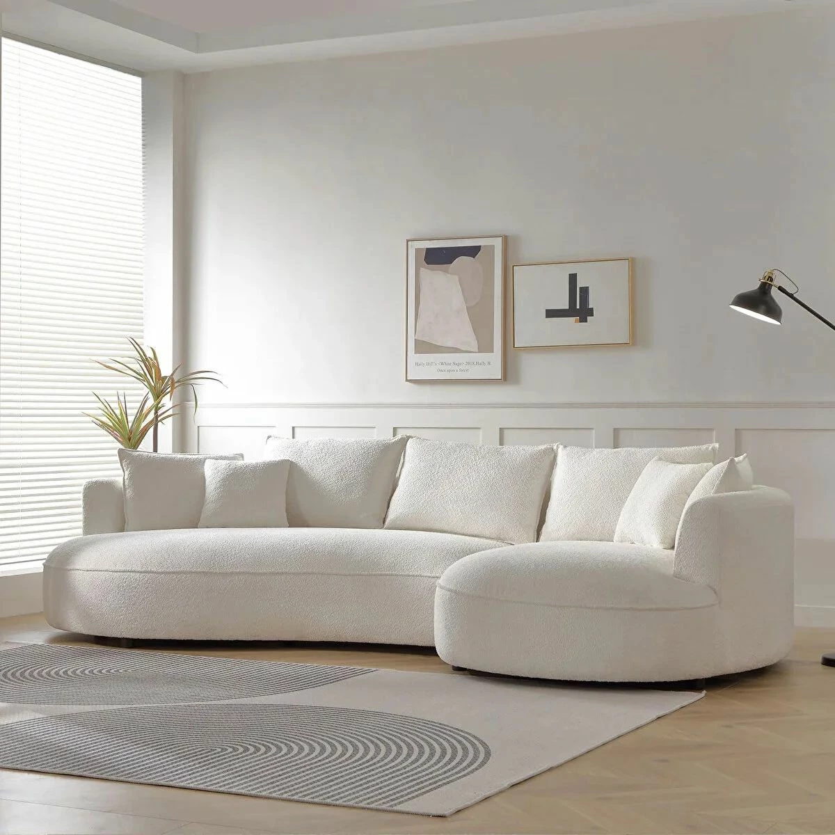 Këndare Venedik, e bardhë, Atelier del Sofa, anë e djathtë
