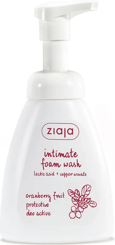 Larës me shkum për pastrim intim me ekstrakt te Frutit të Boronicës së Kuqe Ziaja 250ml