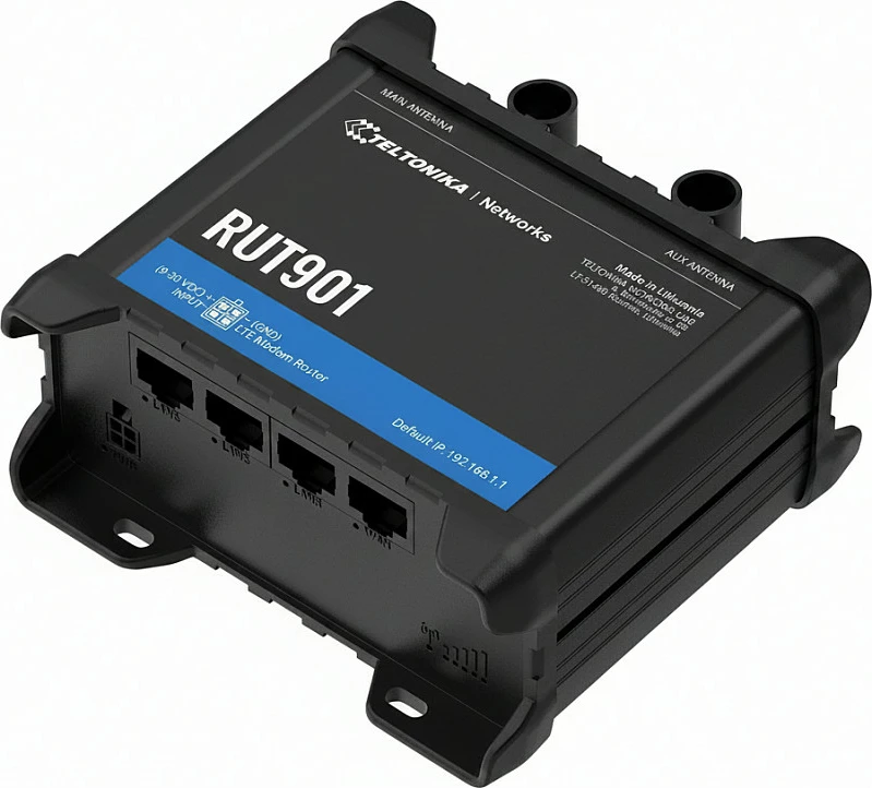 Router Teltonika RUT901, LTE 4G, WLAN, eSIM, i zi