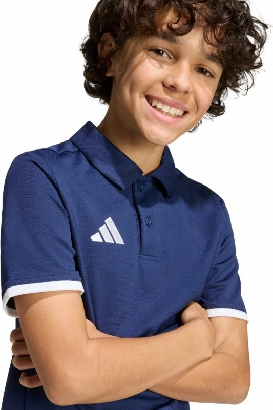 Maicë polo për fëmijë adidas Entrada 26 JZ6627, navy blue [Madhësia: 116 cm]