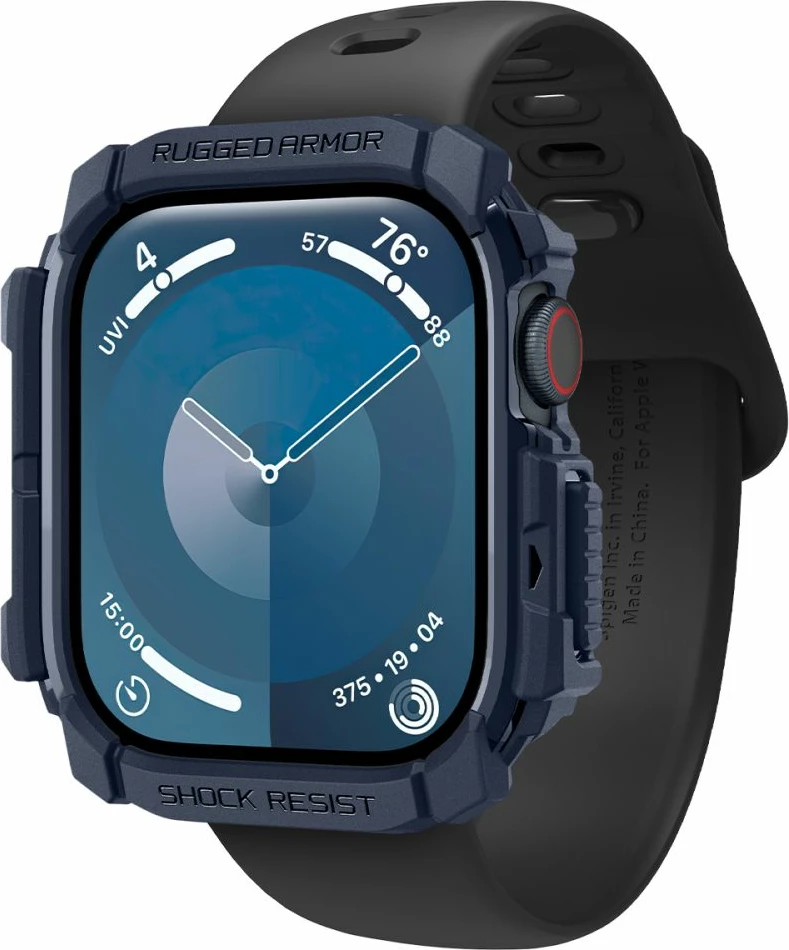 Mbështjellës Spigen Rugged Armor për Apple Watch 10, 46mm, Blu