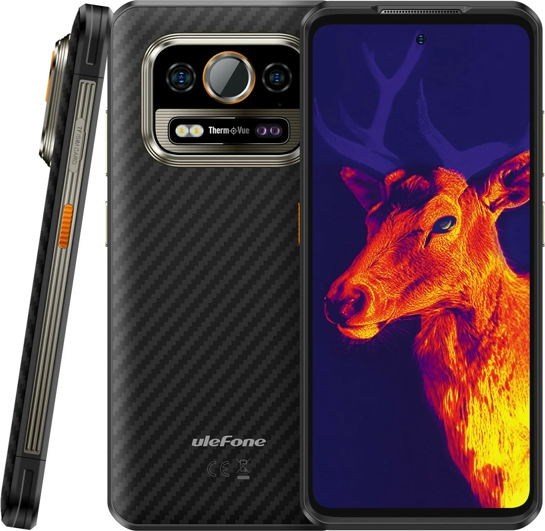 Celular Ulefone Armor 25T Pro, 8/256GB, IP69K, Thermal Vision, Frost Black