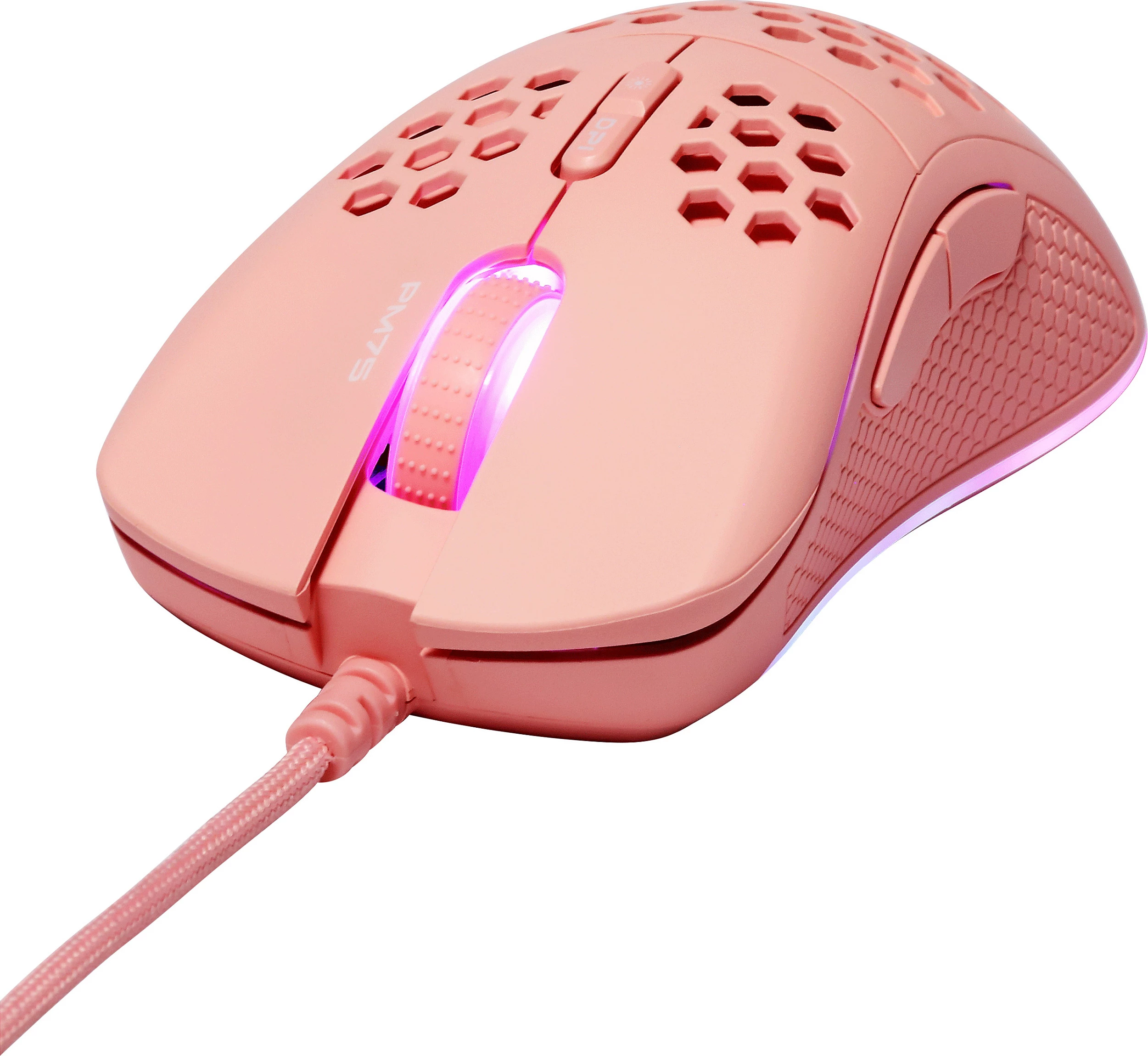 Maus Deltaco Gaming RGB USB pink