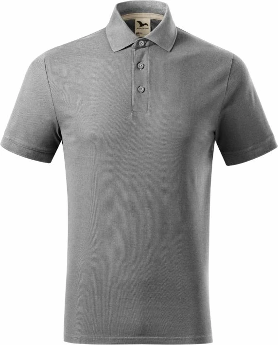Fanellë polo për meshkuj Malfini Prime, gri