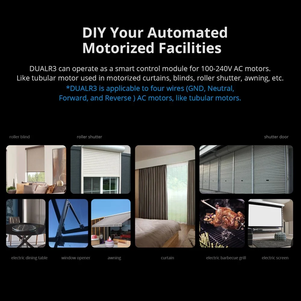 SONOFF DUALR3 Lite – Modul Smart WiFi 2 Kanale për Motor &amp; Ndriçim