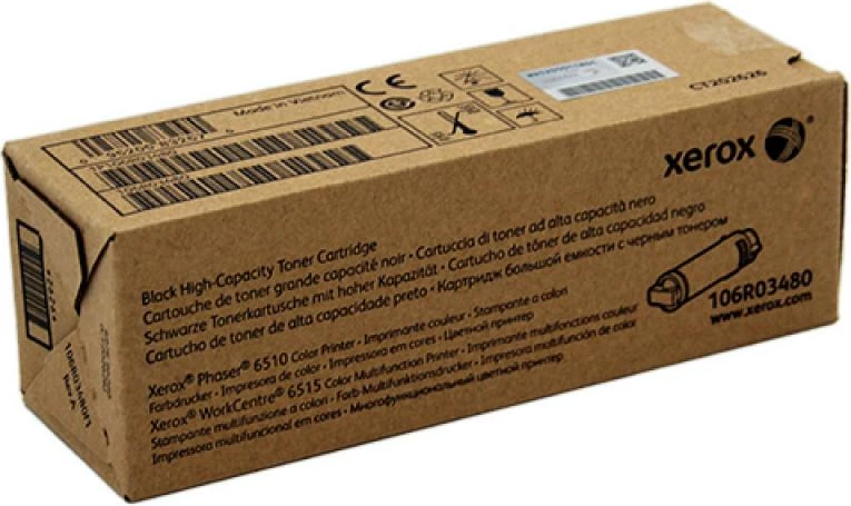 Toner Xerox 106R03480 kapacitet i lartë 5500 faqe për Phaser 6510/WorkCentre 6515, i zi