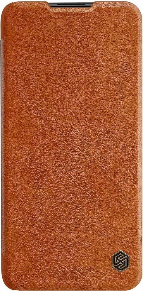 Mbështjellës Nillkin Qin për Xiaomi Redmi Note 9T 5G, lëkurë, kafe