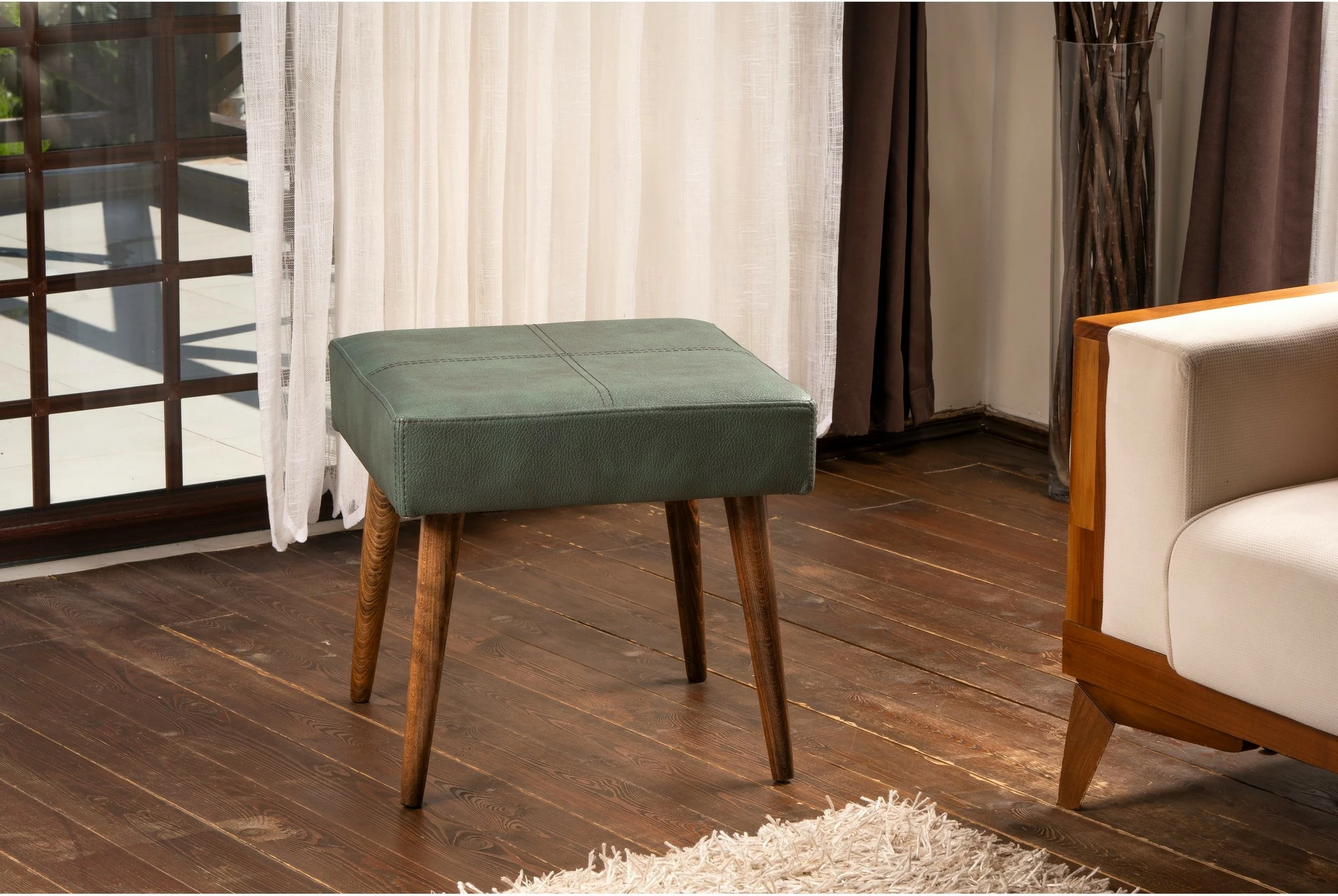 Puf Atelier del Sofa, ngjyrë e gjelbër, Urga