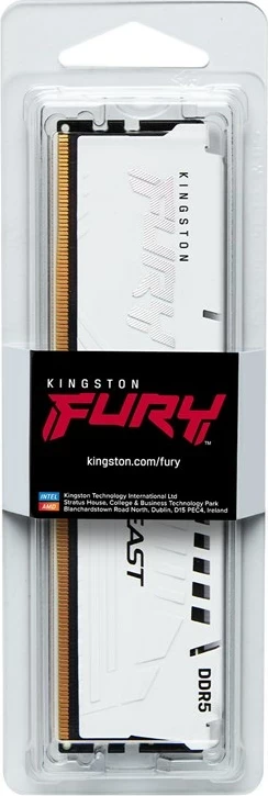 RAM Memorje Kingston FURY Beast 16GB 6000MT/s DDR5 CL36 DIMM e bardhë