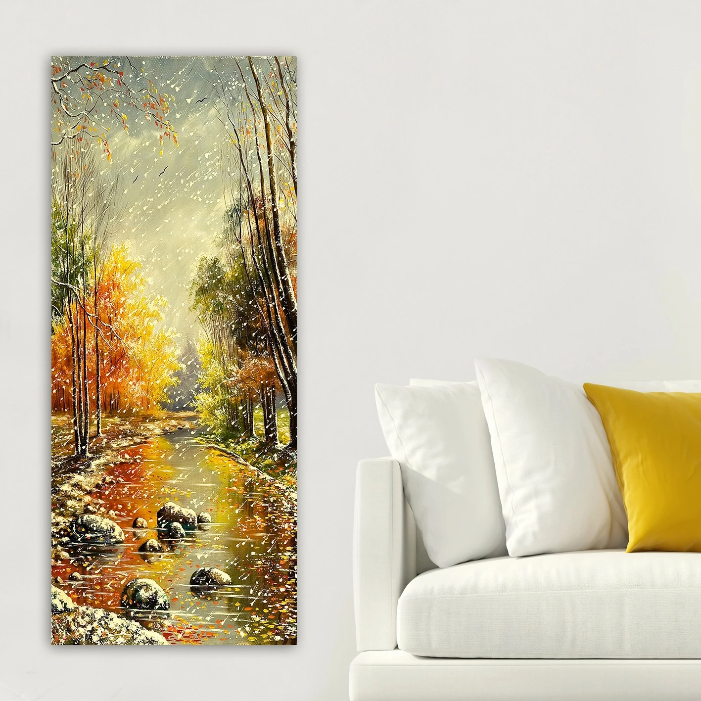 Pikturë dekorative në kanavacë, shumëngjyrëshe, DKY17038537_50120, 50x120cm