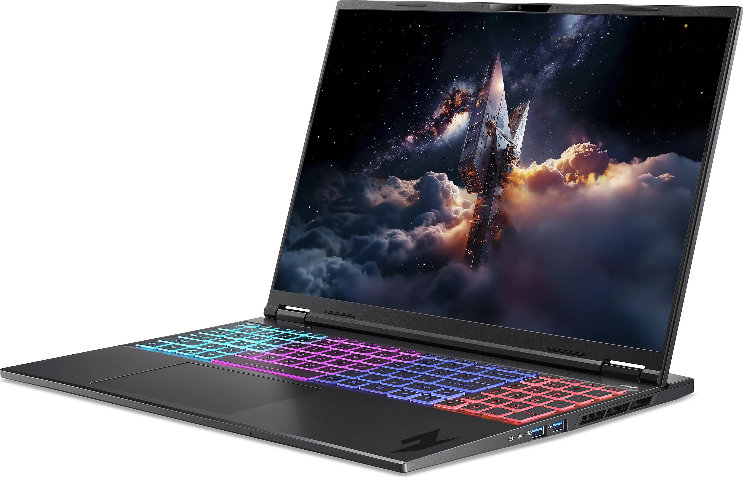 Laptop Acer Nitro 16S AI AN16S-61-R597, Ryzen AI 5 3.4GHz, 16", 16GB RAM, 1TB, RTX 5050 8GB, Obsidian Black