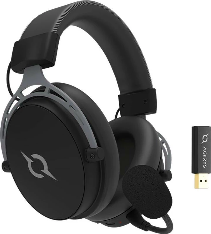 Kufje gaming wireless AQIRYS Andromeda Pro, mikrofon i ndashëm, e zezë