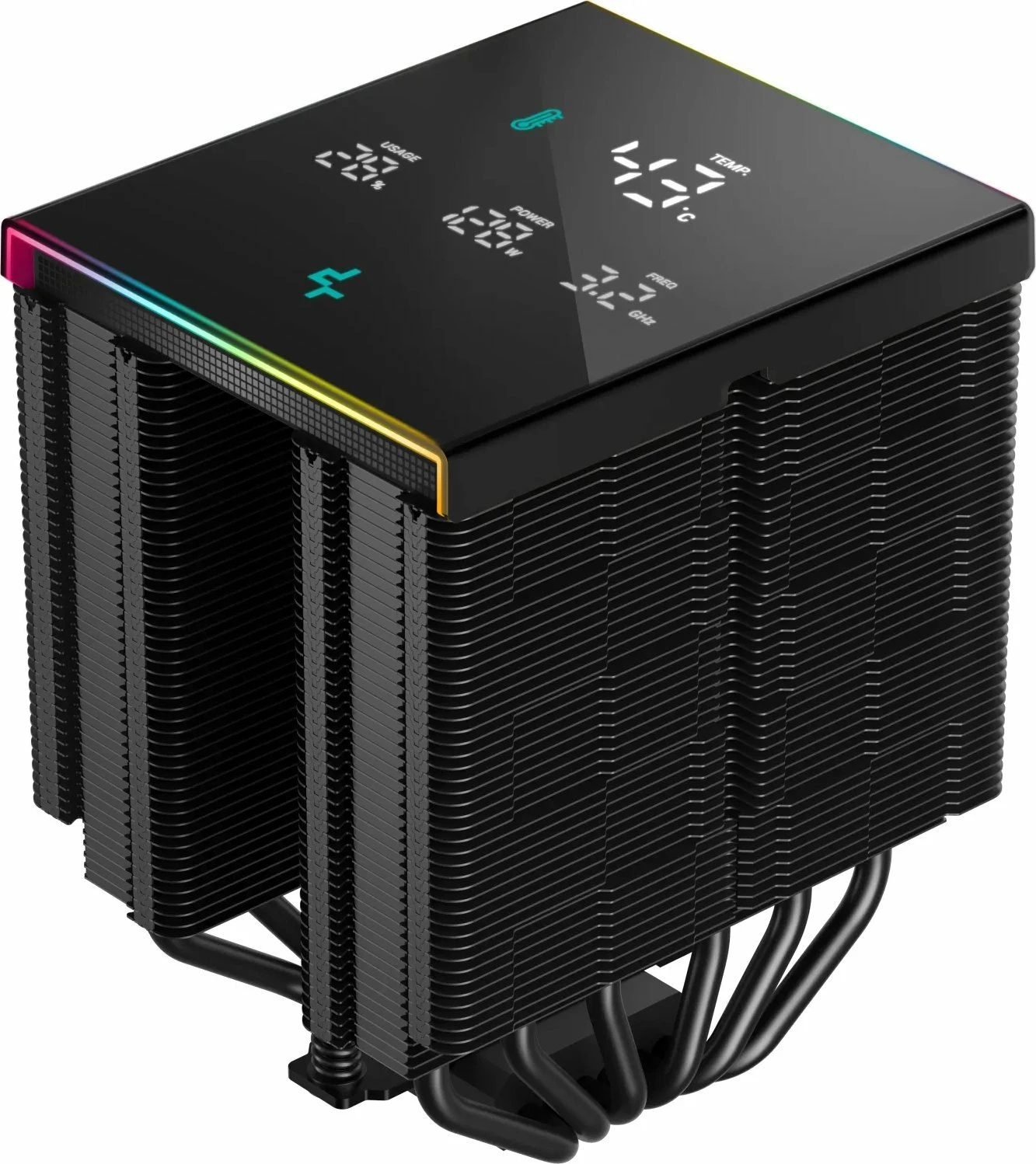 Ftohës CPU Deepcool AK620 Digital Pro R-AK620-BKAPMN-G, 2x120 mm, ARGB, i zi