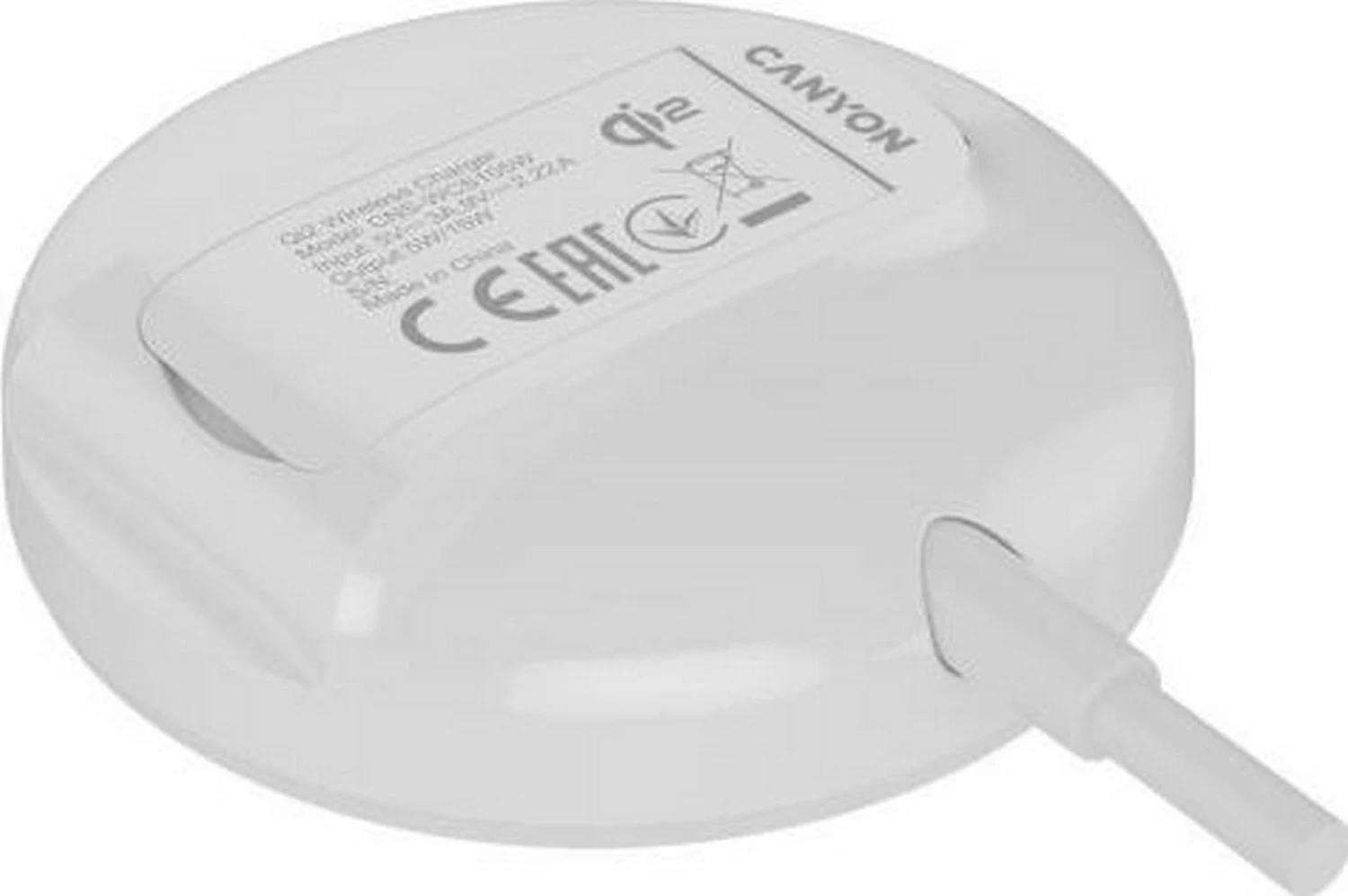Karikues wireless Canyon WS-105, 15W, Qi2, i bardhë