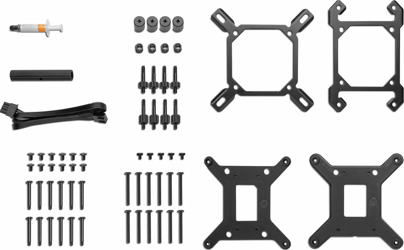 Ftohës uji AIO EK Water Blocks EK-Nucleus AIO CR360 Dark, radiator 360mm, 3x120mm PWM, pa RGB, i zi