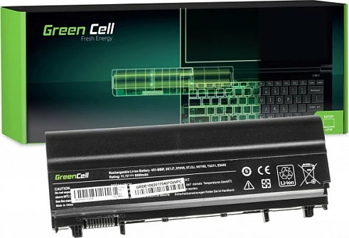 Bateri laptopi Green Cell për Dell Latitude E5440/E5540 P44G, 11.1V 6600mAh, e zezë
