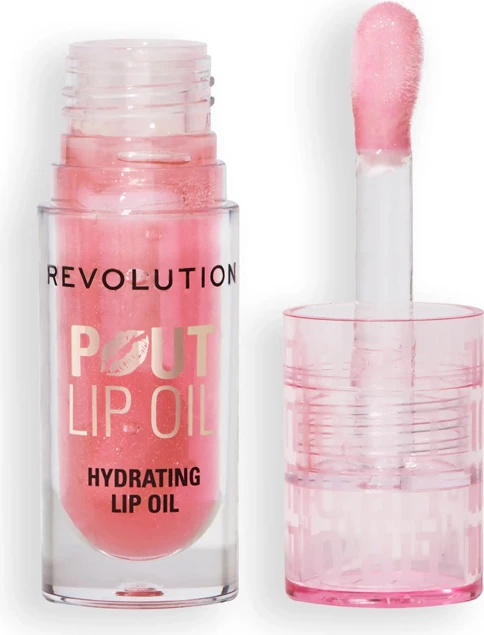 Revolution Pout Lip Oil - Glam Pink Shimmer