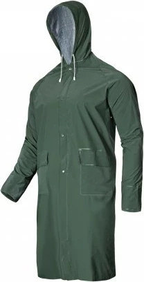 Mushama shiu LAHTI PRO LPPP12XL, madhësi 2XL, unisex, PVC/Poliester, e papërshkueshme nga uji, jeshile e errët