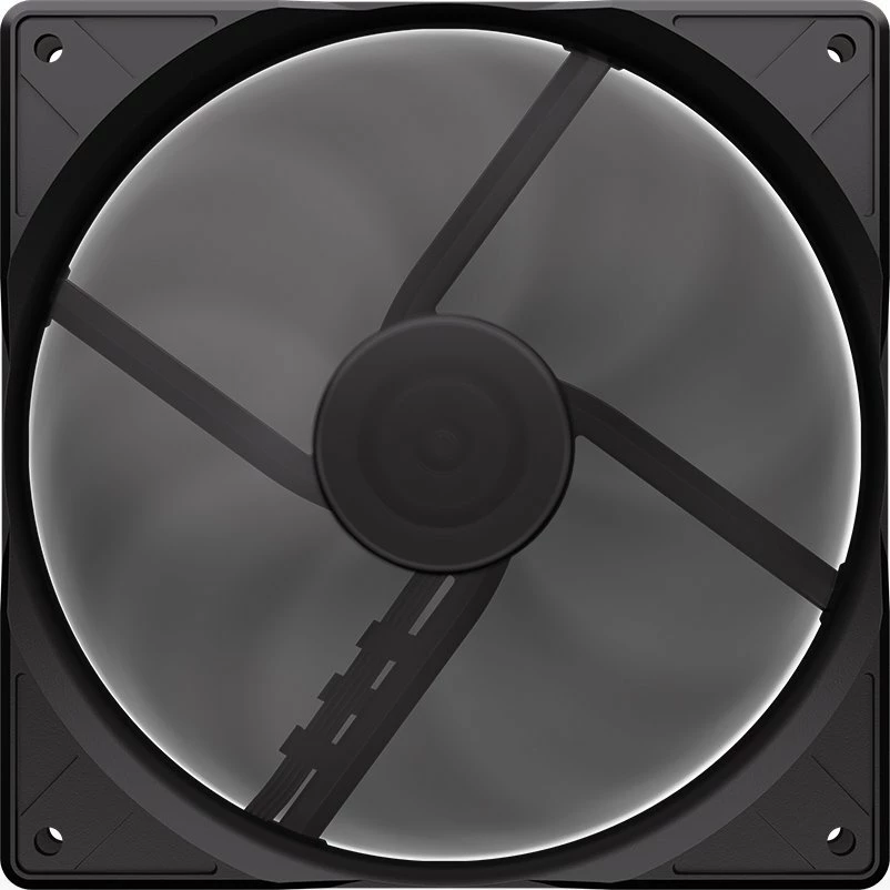 Ventilator PC Endorfy Stratus 140 PWM EY4A011, 140 mm, 4-pin PWM, 1200 rpm, zi