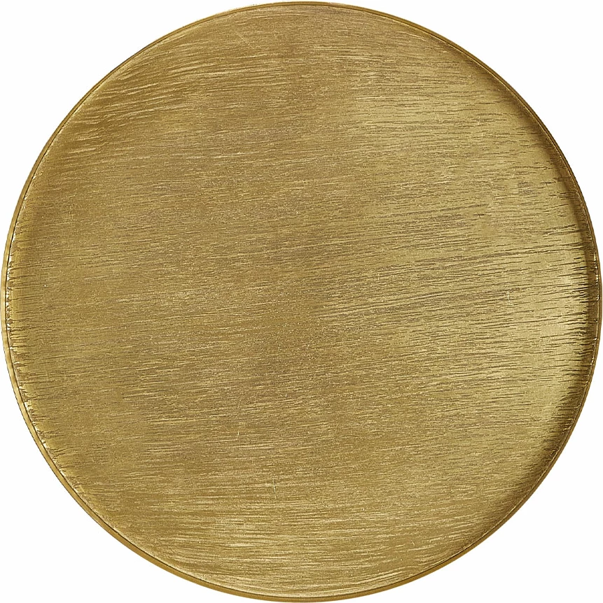 Set tavolinash anësore Totale, 2 copë, ngjyrë bronzi antik dhe e zezë, 49x49x56