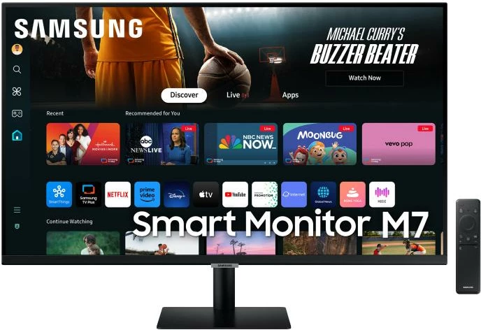 Monitor i mençur Samsung Smart Monitor M7 M70D (LS32DM700UUXEN) 32" TFT/LCD i zi