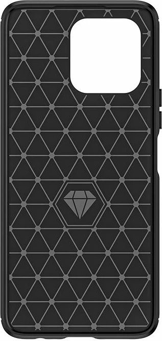 Kapak telefoni Hurtel Carbon Case për Honor X6a, i zi