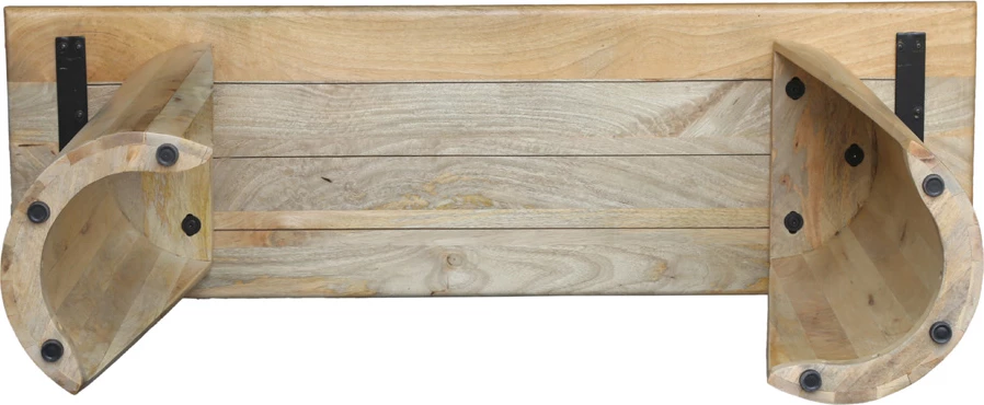 Konsol Spiral, dru mango natyral, 130x40x76cm