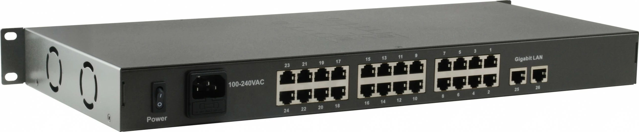 Switch LevelOne FGP-2601, 26 porte, PoE, Gigabit Ethernet, i pa menaxhuar