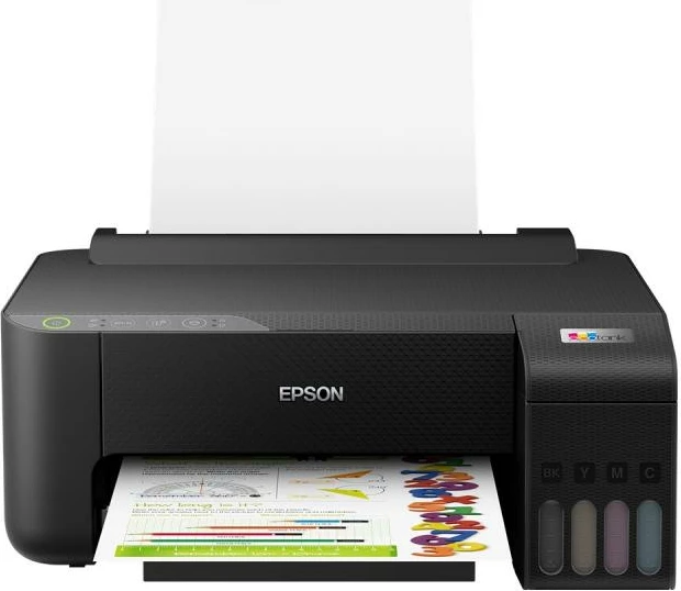 Printer, Epson EcoTank ET-1810 ET1810, A4, inkjet 300 dpi, 10-11 ppm, Wi‑Fi, e zezë