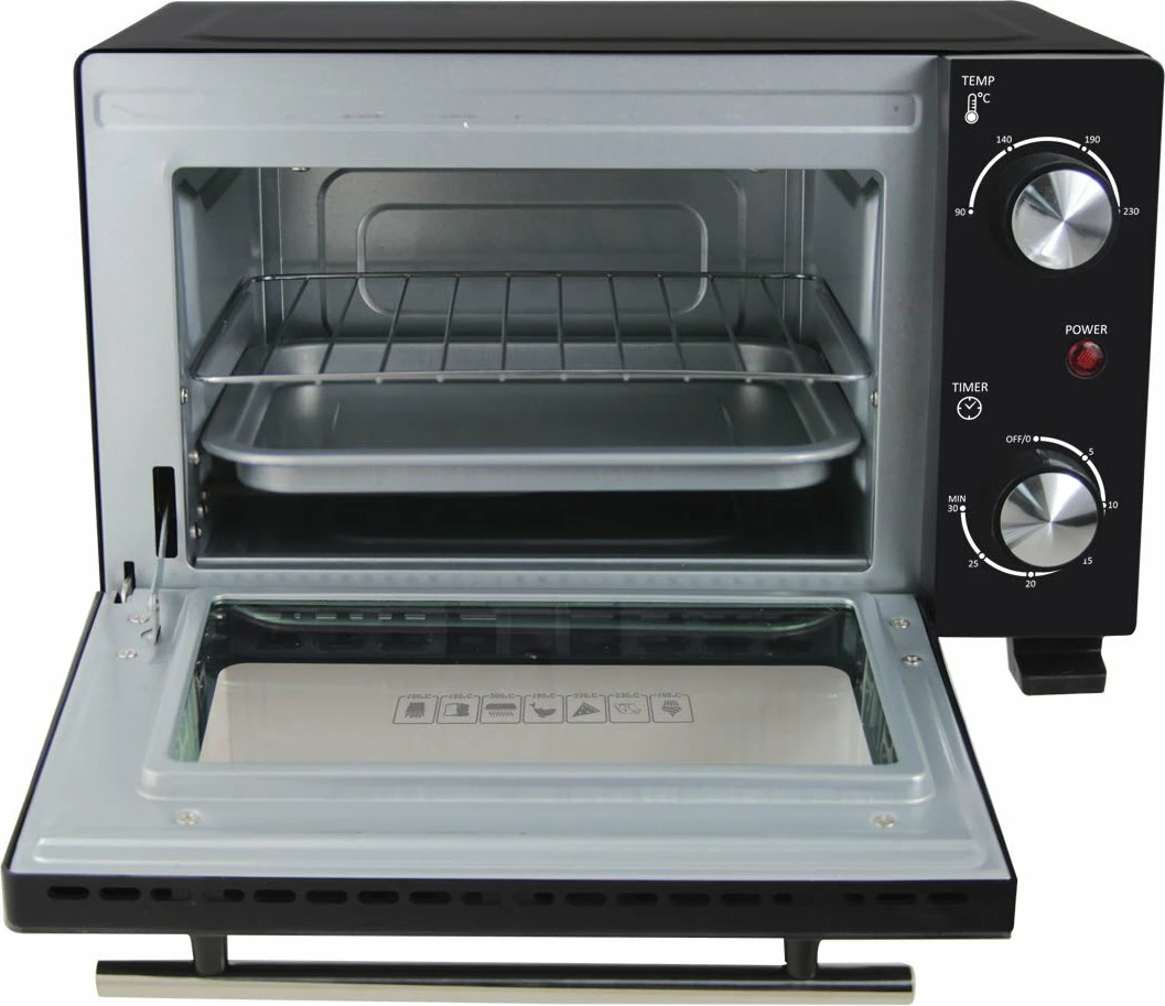 Mini furrë Esperanza EKO007N Calzone 10 L 800 W, e zezë