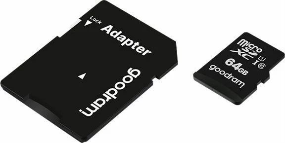 Kartë memorie MicroSDXC GoodRam M1AA-0640R11 64GB Class 10 UHS-I/U1, me adapter