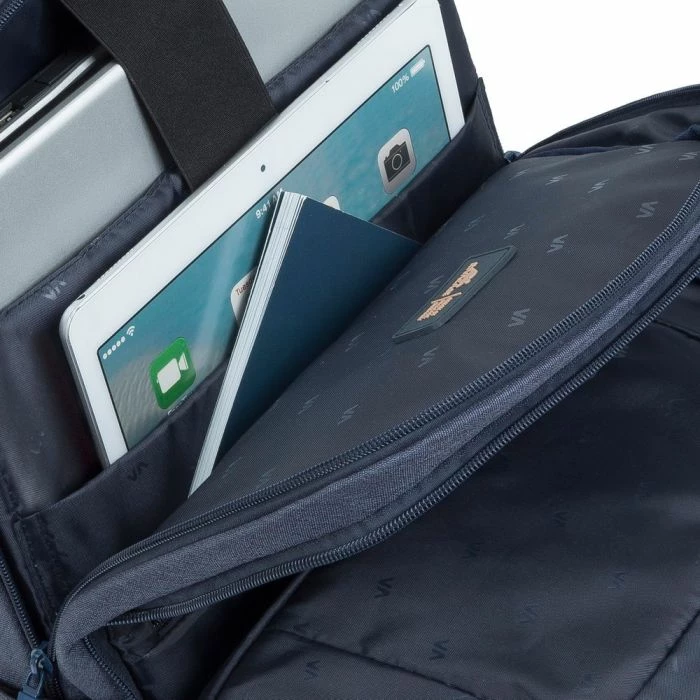Çantë shpine për laptop RIVACASE 7760, 15.6\", 17L, blu