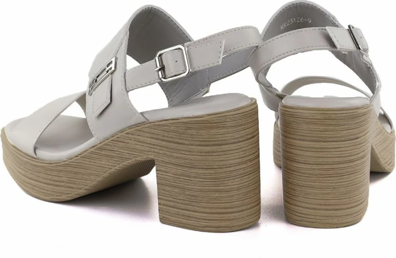 Sandale me take për femra M. Daszyński MR23126-9, gri hiri