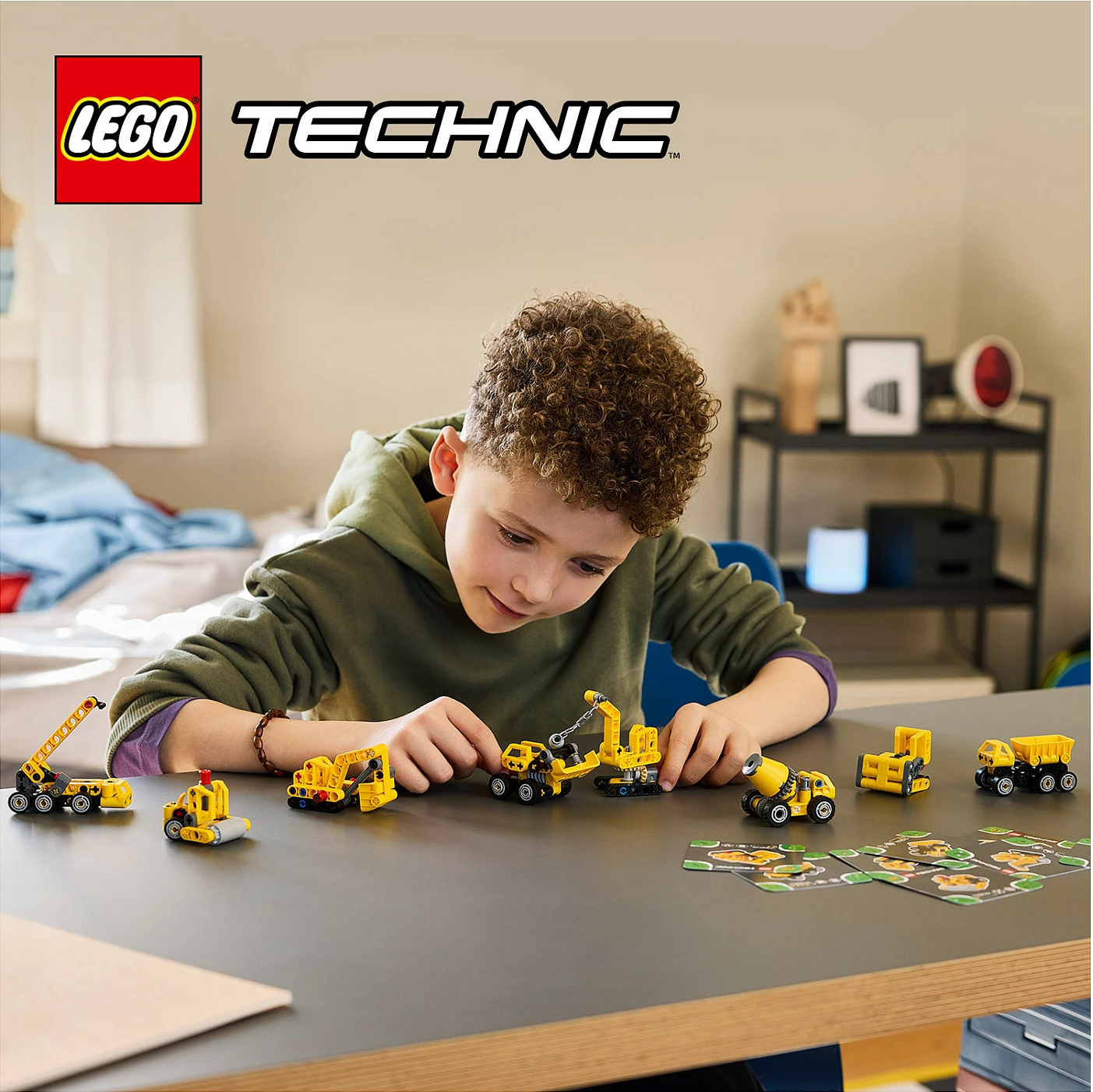 Set ndërtimi LEGO Technic 42233 Mighty Machines, 44 pjesë, shumëngjyrësh