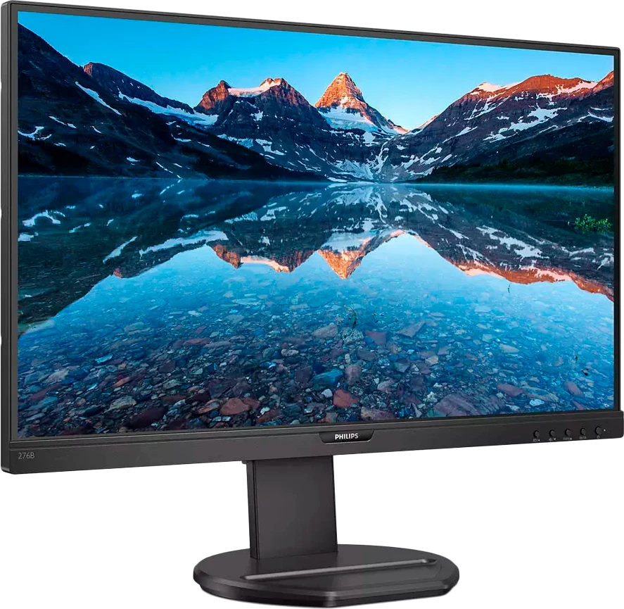 Monitor PHILIPS 276B9 27\" QHD IPS 75Hz USB-C PD 65W me hub USB, altoparlantë, zi