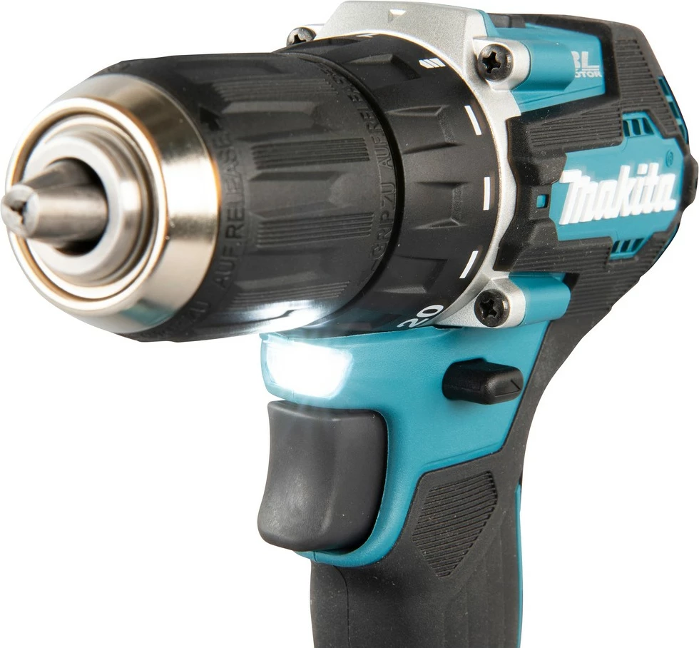 Kaçavidë elektrike Makita DDF487RFE3, 18V, 3 bateri, ngjyrë kaltër/zezë/çelik