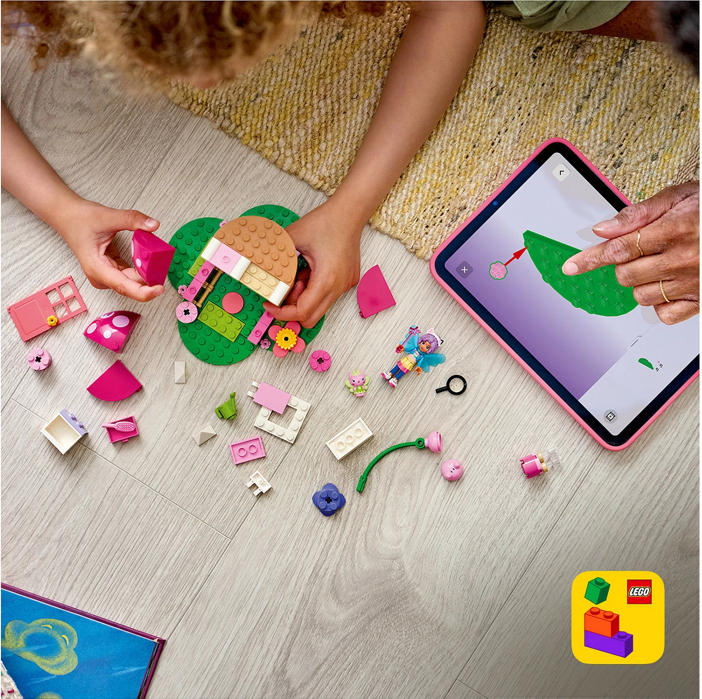 Set ndërtimi LEGO Gabby’s Dollhouse 11212 Kitty Fairy’s Garden House, 103 copë, 4+, shumëngjyrësh