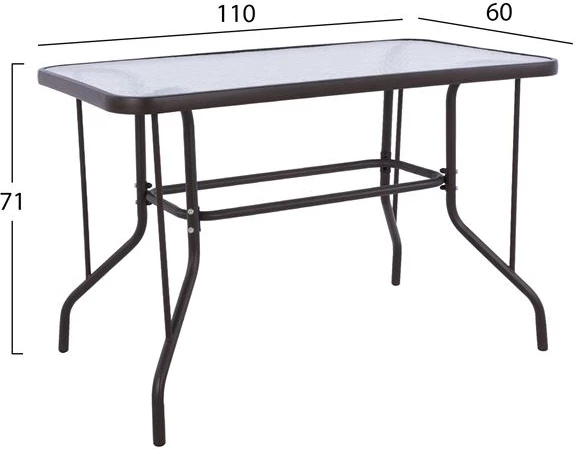 Set kopshti tavolinë & karrige FH5193.02, të kafta