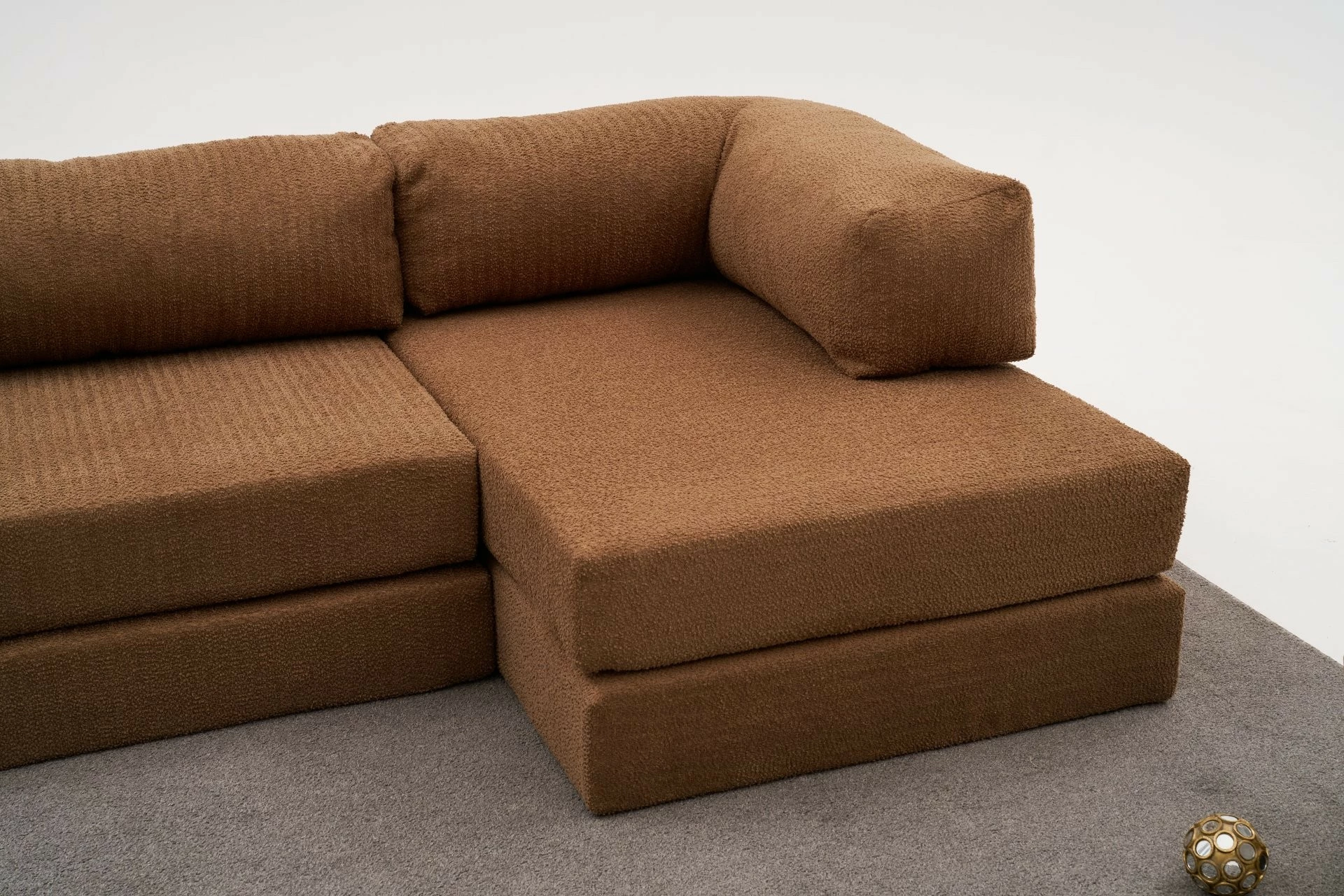 Kënd-sofë Comfort, kafe, Atelier del Sofa