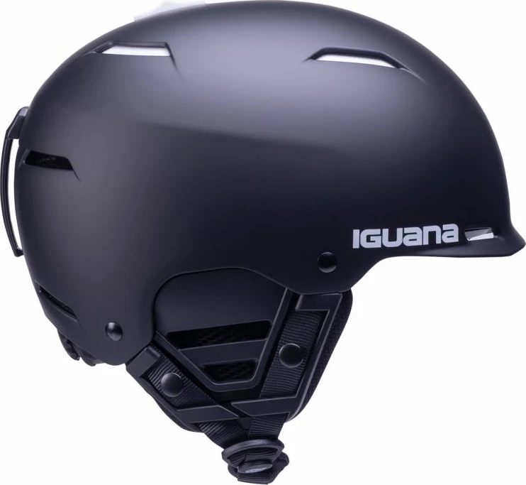 Helmetë për ski Iguana, unisex, e zezë [Madhësia: M]