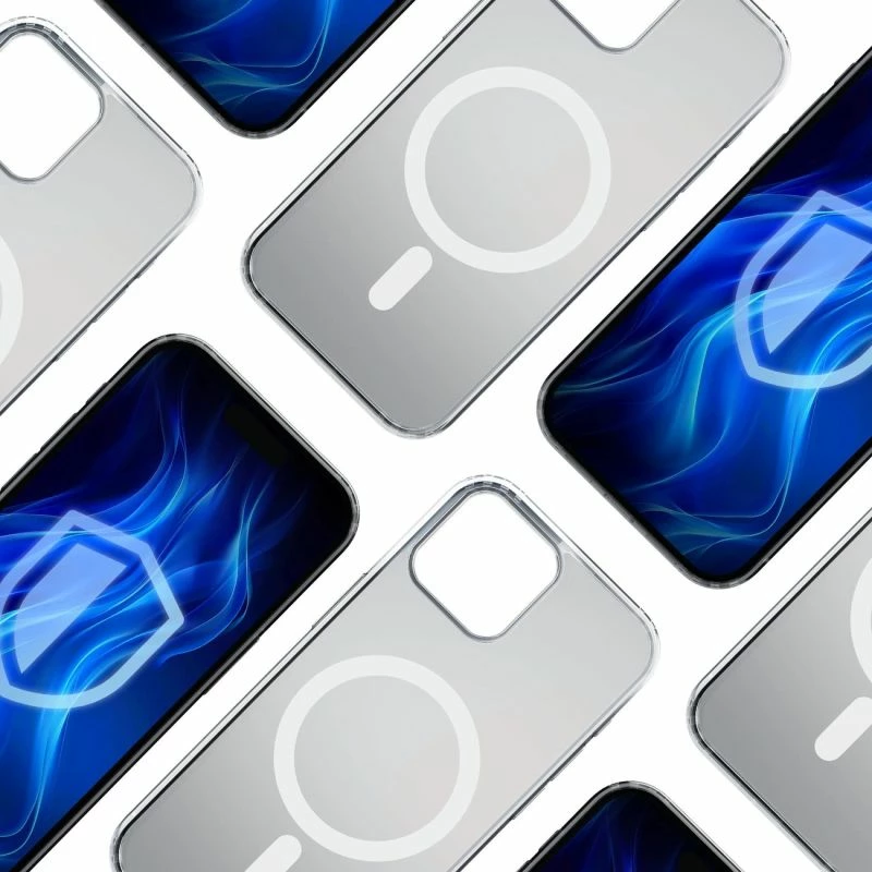 Kapak telefoni 3mk Frosty MagCase për iPhone 15, i bardhë
